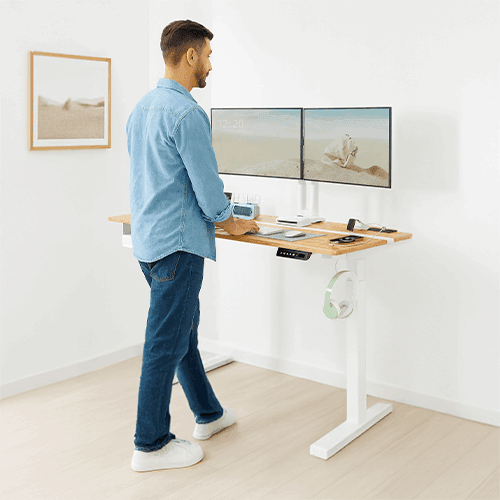 Desk 01 - Bureau Ergonomique Assis/Debout électrique 120x60cm - Ma Chaise de Bureau